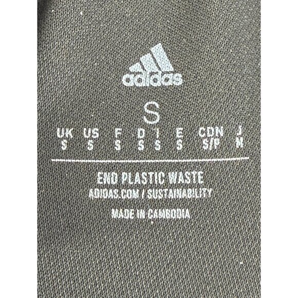 Adidas Black Striped Zip Ankle Cargo Pocket Jogger Pants S| Athleisure Sporty - Picture 12 of 15